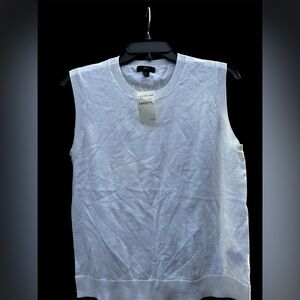Women’s J. Crew white sleeveless top L
